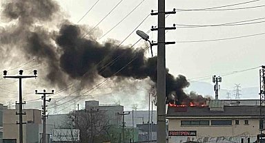 Ankara'da fabrika yangını
