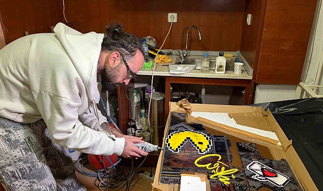 Ankara'da kaldırım taşlarını onarmak sanatçıya düştü