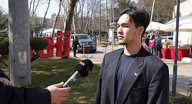 Ankara'da Kazakistan vatandaşları sandık başına gitti