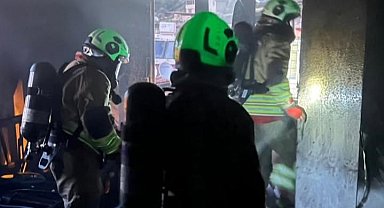 Antakya'da mesken yangını