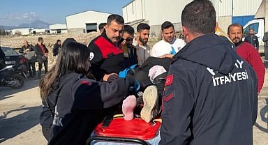 Antakya'da trafik kazası: 1 yaralı