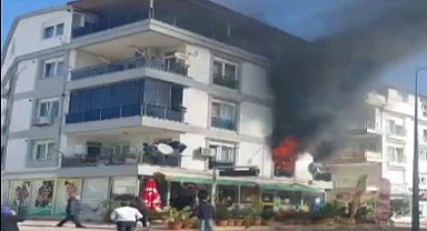 Antalya'da 4 katlı binada yangın paniği: 2'si çocuk 6 kişi dumandan etkilendi