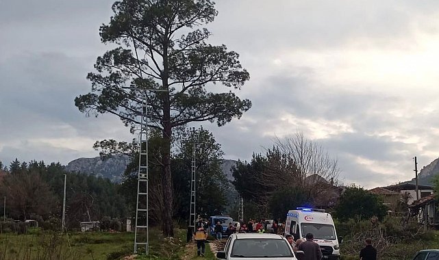 Antalya'da kamyonetin kasasından düşen kadın hayatını kaybetti