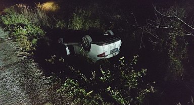 Antalya'da otomobil sulama kanalına uçtu, sürücüsü kayıplara karıştı