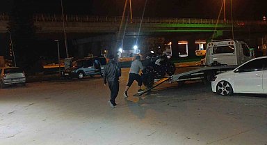 Antalya'da plakasız ve abartı egzozlu motosiklete 62 bin TL ceza kesildi