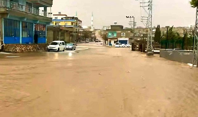 Araban Elif Mahallesi'nde sağanak etkili oldu