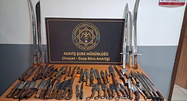 Asayiş uygulamalarında ruhsatsız silahlar, kesici aletler ve uyuşturucu maddeler ele geçirildi