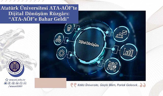 Atatürk Üniversitesi ATA-AÖF'te dijital dönüşüm rüzgârı: "ATA-AÖF'e bahar geldi"
