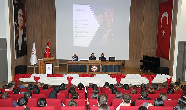 ATÜ'de öğrenciler İBAN dolandırıcılığına karşı bilgilendirildi