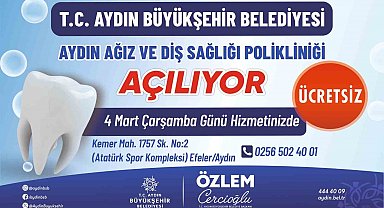 Aydın Ağız ve Diş Sağlığı Polikliniği hizmete açılıyor