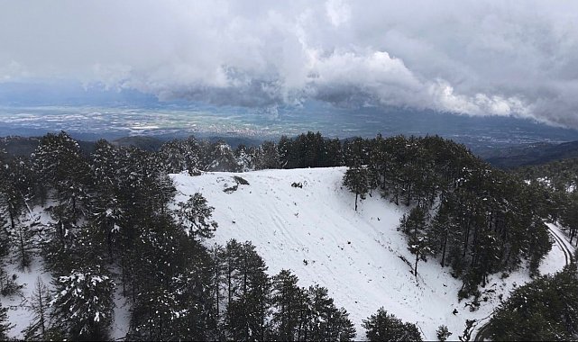 Aydın'a bahar ayında kış sürprizi