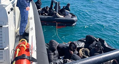 Aydın'da 31 düzensiz göçmen kurtarıldı