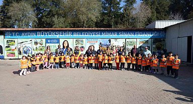 Aydın'da öğrenciler doğa sevgisini öğreniyor