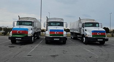 Azerbaycan, İran'a insani yardım gönderdi