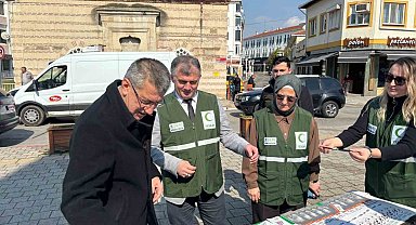 Babaeski'de Yeşilay bilgilendirme standı kuruldu