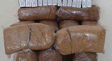 Bafra'da kaçak tütün ve makaron operasyonu