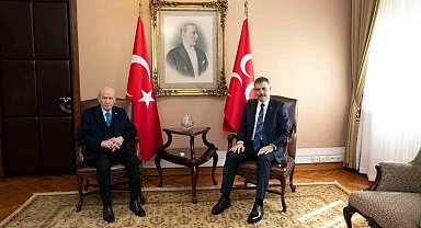 Bakan Çiftçi'den MHP lider Bahçeli'ye nezaket ziyareti