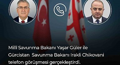 Bakan Güler, Gürcistanlı mevkidaşı ile telefonda görüştü