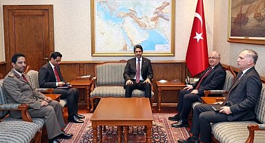 Bakan Güler, Katar Ankara Büyükelçisi Al-Henzab'ı kabul etti