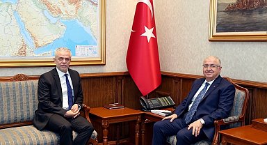 Bakan Güler, KKTC'nin Ankara Büyükelçisi Korukoğlu'nu kabul etti