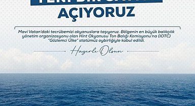 Bakan Yumaklı: "Mavi vatandaki tecrübemizi okyanuslara taşıyoruz"