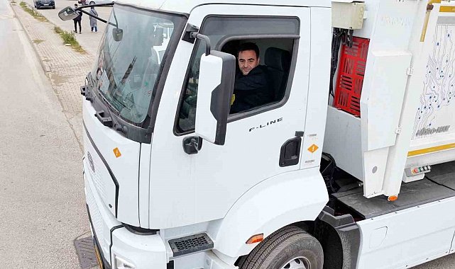 Başiskele'de elektrikli çöp kamyonu dönemi başlıyor