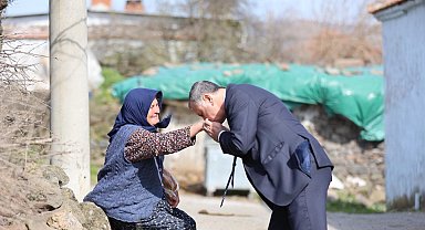 Başkan Balaban Yuntdağı'nda vatandaşlarla bayramlaştı