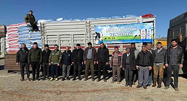 Başkan Çerçioğlu'ndan Karacasu'da küçük üreticilere yem desteği