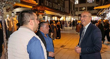 Başkan Kavuş, Bedesten'de bayram coşkusuna ortak oldu