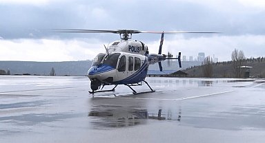 Başkentte bayramın son gününde trafik hareketliliği havadan takip ediliyor