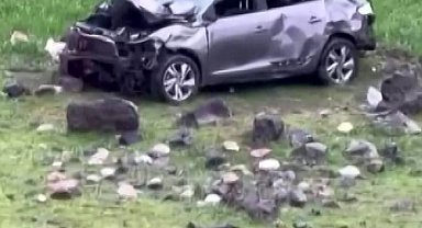 Batman'da araç uçuruma yuvarlandı: 1 yaralı