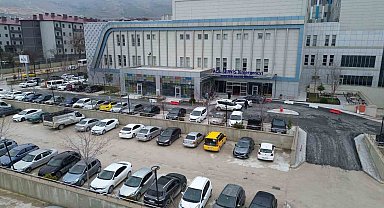 Battalgazi Devlet Hastanesi otoparkı yenilendi