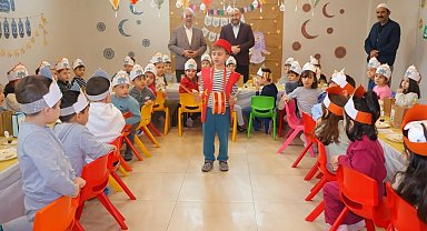 Bayburt'ta minikler çocuk iftarında ramazan sevincini yaşadı