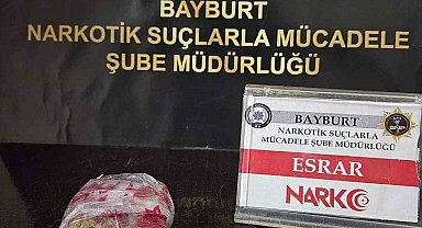 Bayburt'ta uyuşturucuyla mücadele devam ediyor