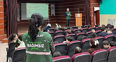 Bayburt'ta Yeşilay Haftası dolayısıyla çeşitli etkinlikler yapıldı