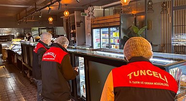 Bayram öncesi gıda alarmı: Tunceli'de denetimler sıklaştırıldı