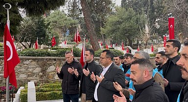 Bayram öncesinde şehitler unutulmadı