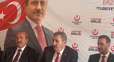 BBP Genel Başkanı Destici; "Antalya ile Erzurum'a doğal gazın aynı fiyatta verilmesini doğru bulmuyoruz"