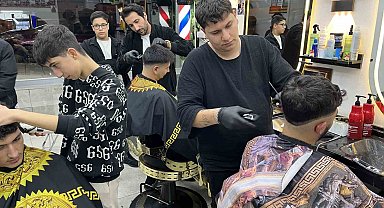 Berberler bayram tıraşı için 24 saat mesai yapıyor