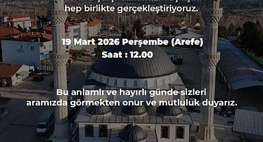 Beyağaç Merkez Çarşı Cami ibadete açılıyor