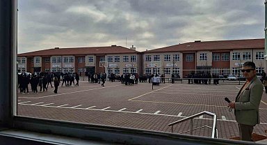 Beypazarı'nda okulda deprem tatbikatı