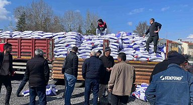 Beyşehir'de çiftçilere nohut tohumu dağıtıldı
