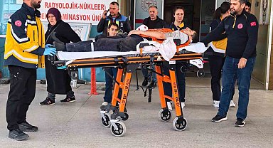 Bıçkı makinesi elini parçaladı