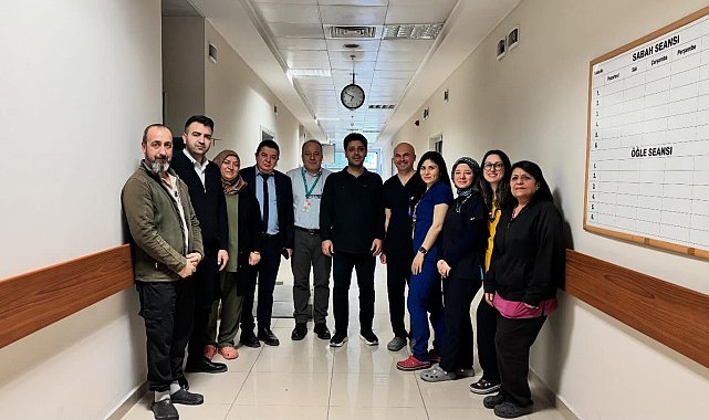 Bigadiç Devlet Hastanesinde bayramlaşma programı düzenlendi