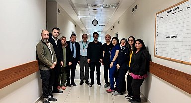 Bigadiç Devlet Hastanesinde bayramlaşma programı düzenlendi