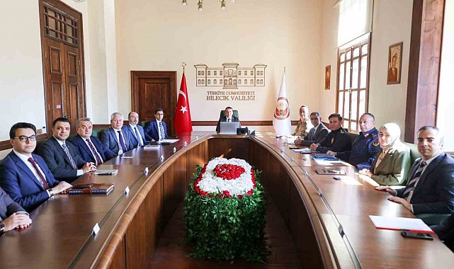 Bilecik'te 'İl Asayiş ve Güvenlik Toplantısı' yapıldı