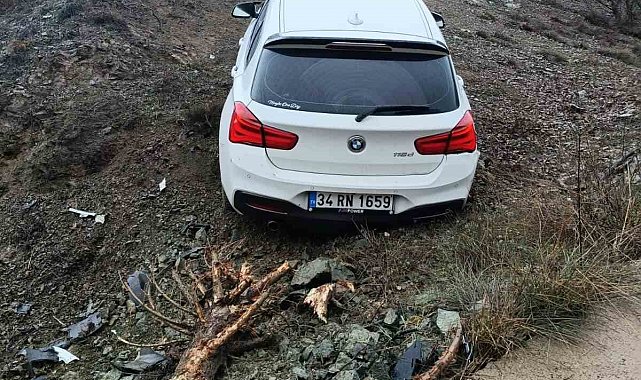 Bilecik'te kaygan yol kazaya sebep oldu : 2 yaralı