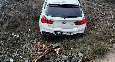 Bilecik'te kaygan yol kazaya sebep oldu : 2 yaralı