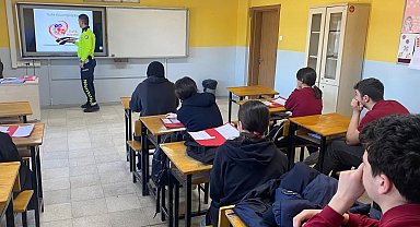 Bilecik'te öğrencilere trafik bilinci eğitimi