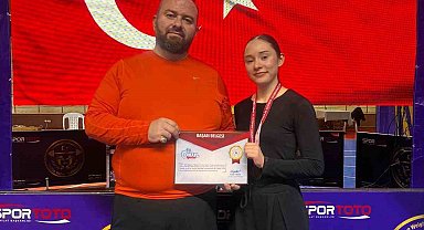 Bilecikli sporcu Türkiye ikincisi oldu